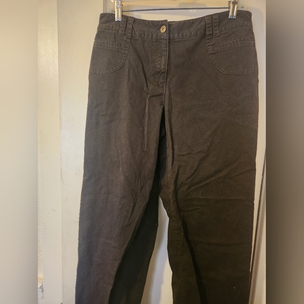 **Size 12 Jones Wear Studio Black Stretch Pants